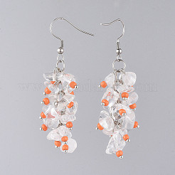 Болтающийся серьги&nbsp;EJEW-JE03700-02