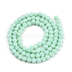 Непрозрачные сплошные цветные стеклянные бусины&nbsp;GLAA-N052-06-A12