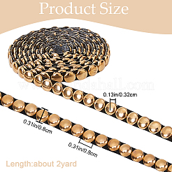 Латунная накладка на шляпку гвоздя с конусом&nbsp;OCOR-WH0088-22G