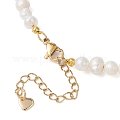 Натуральные культивированные пресноводные жемчужные картофельные ожерелья&nbsp;NJEW-JN05869