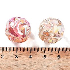 Уф-покрытие прозрачные акриловые бусины&nbsp;MACR-K356-06C