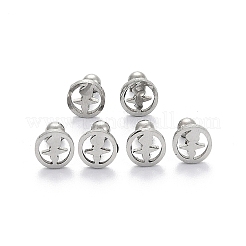 Серьги-штанги для хрящей из нержавеющей стали 201&nbsp;LS-EJEW-R147-33