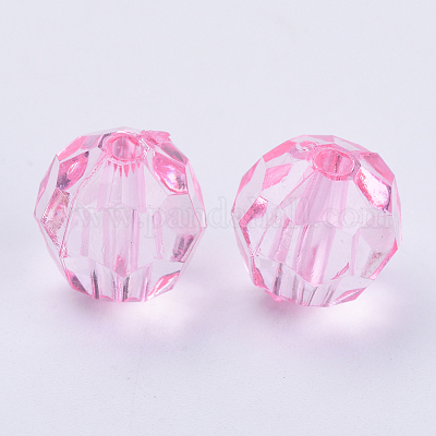 Прозрачные акриловые бусины&nbsp;LS-TACR-Q257-6mm-V03-1