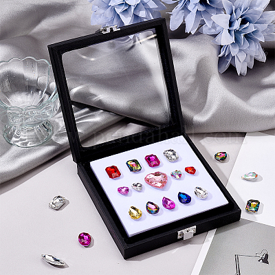 Квадратные деревянные презентационные коробки&nbsp;CON-WH0123-06-1