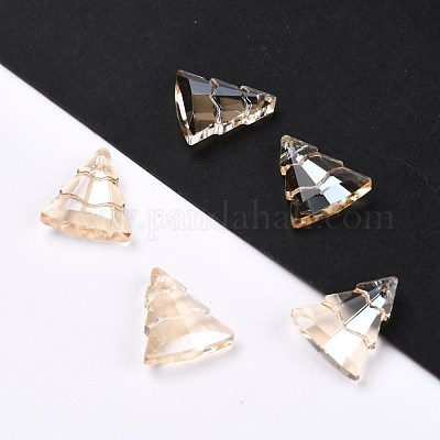 Стеклянные стразы подвески&nbsp;RGLA-O002-A01-001GS-1