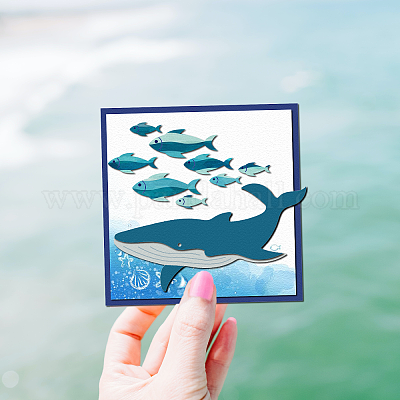 Углеродистая сталь разрезает трафареты DIY-WH0309-1903-1