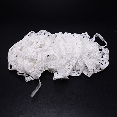 Молочная шелковая лента для изготовления украшений&nbsp;OCOR-WH0066-11-1