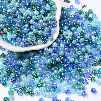 Стеклянные бусины&nbsp;GLAA-R221-01-1