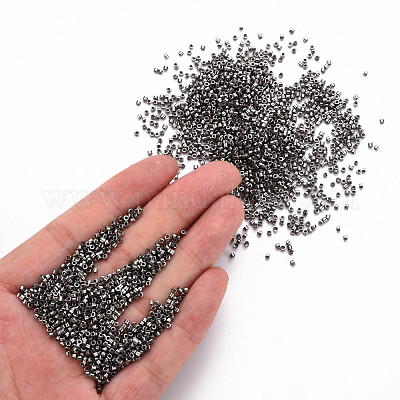 Стеклянные цилиндрические бусины с покрытием SEED-S047-E-008-1