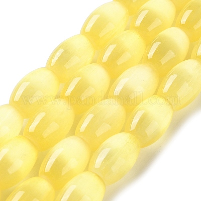 Нити натуральных селенитовых бусин цвета макарон G-B102-A01-03-1