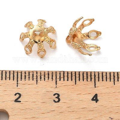 Латунная бусина&nbsp;KK-R211-10KCG-1