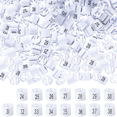 150 шт. 15 стиля пластиковых маркеров размера одежды и брюк&nbsp;KY-CP0001-28A-1