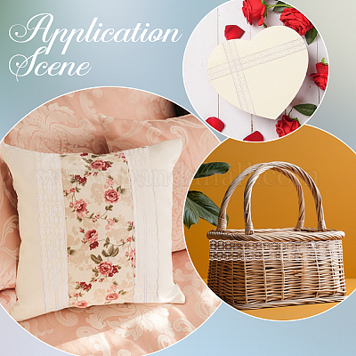 3 рулон гипюровой неэластичной кружевной отделки&nbsp;OCOR-GF0004-52A-1