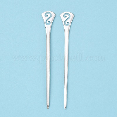 Накладки на волосы из тибетского сплава&nbsp;LS-OHAR-WH0016-06B-S-1