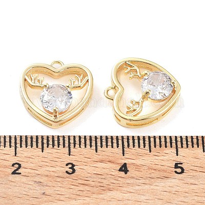 Латунные микро проложить кубического циркония подвески&nbsp;LS-KK-K276-03G-1