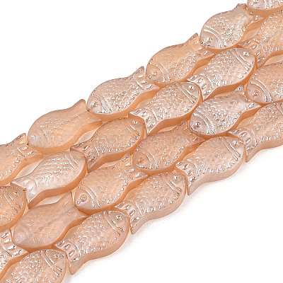 Матовые стеклянные бусины&nbsp;GLAA-T023-40C-06-1