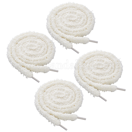 4 пара шнурков из плюшевой ткани AJEW-HY0002-72A-1