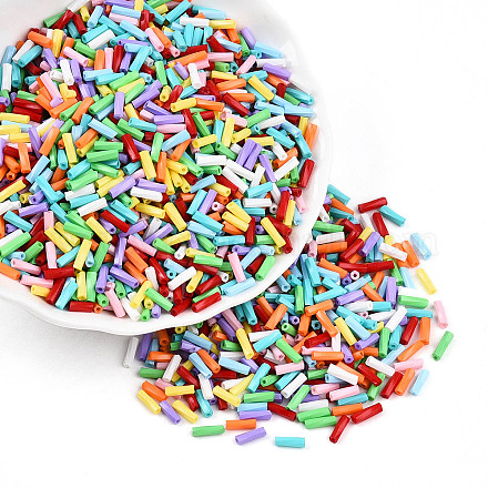 Запекание краска стекло твист стеклярус бисер SEED-N007-24A-1