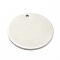Tarnish Resistant 304 Stainless Steel Pendants, Stamping Blank Tag, Flat Round, Stainless Steel Color, 15x1mm, Hole: 1.4mm