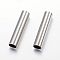 Tarnish Resistant 304 Stainless Steel Tube Beads, Stainless Steel Color, 30x7mm, Hole: 6mm