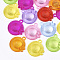 Transparent Acrylic Pendants, Hat, Mixed Color, 31x29x9mm, Hole: 2.5mm, about 205pcs/500g