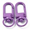 Zinc Alloy Baking Paint Swivel Snap Hooks Clasps, Dark Orchid, 33.5x13.5x5.5mm, Hole: 9mm