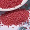 MIYUKI Delica Beads, Cylinder, Japanese Seed Beads, 11/0, (DB0856) Matte Transparent Red Orange AB, 1.3x1.6mm, Hole: 0.8mm, about 10000pcs/bag, 50g/bag