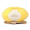 25G Acrylic Fiber Knitting Yarn, for Shawl Scarf Doll Crochet Supplies, Round, Yellow, 1mm