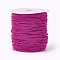 Iron Ball Chains, Soldered, with Spool, Electrophoresis, Deep Pink, 1.5mm, about 100yards/roll(91.44m/roll)