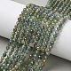 Естественный зеленый апатит бисер пряди&nbsp;G-L651-C08-4mm-1