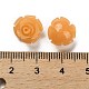 Резные бусины из синтетического коралла&nbsp;CORA-H003-01A-01-3