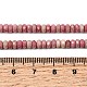 Природные родонит бисер нитей&nbsp;G-G343-A01-2x4mm-5