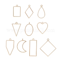 Подвески из сплава с открытой спиной&nbsp;PALLOY-YWC0002-02LG