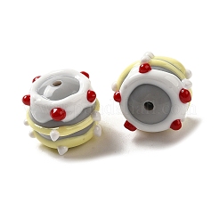 Ручная роспись акрилом с эмалевыми бусинами&nbsp;MACR-K354-38B