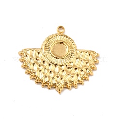 Ионное покрытие (ip) нержавеющая сталь 304 подвеска кабошон оправа&nbsp;STAS-I197-002G