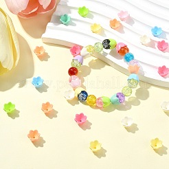 100 шт. колпачки для бусин из непрозрачного акрила&nbsp;OACR-CJ0002-29