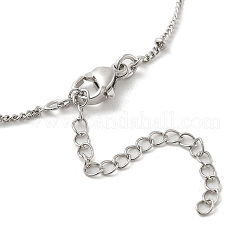 Ожерелья с подвеской в виде распятия из латуни с микропаве из кубического циркония&nbsp;LS-NJEW-S385-02P