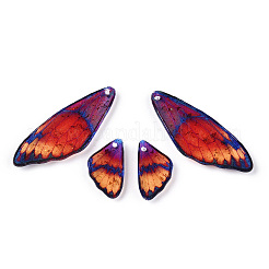 Серьги-крылья из прозрачной смолы с подвесками&nbsp;FIND-TAC0006-59E