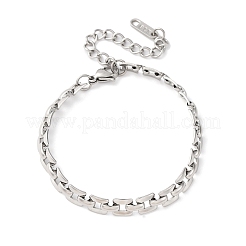 Браслеты-цепочки из нержавеющей стали 304 в виде пантеры для женщин&nbsp;BJEW-R027-07P