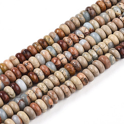 Натуральные бусины из аква терра яшмы&nbsp;G-T140-71B