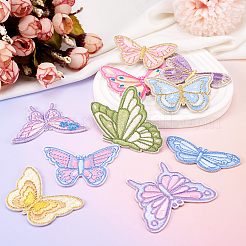 10 шт. 10 стиля компьютеризированная ткань для вышивки самоклеющиеся пластыри&nbsp;PATC-TA00001-04