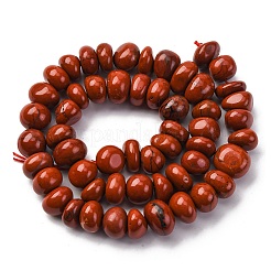 Нити натуральных бусин из красного язепера&nbsp;LS-G-RM250109-B4