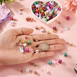 700шт 3 стиля непрозрачные акриловые бусины&nbsp;OACR-PJ0001-01B