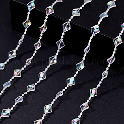 10м пластиковые подвесные хрустальные бусины&nbsp;AJEW-GA0007-76