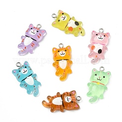 70шт 7 цвета светящиеся прозрачные подвески из смолы&nbsp;FIND-CJ0004-53