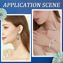 72 шт. 12-х цветные подвески из платинового сплава&nbsp;RGLA-SC0001-05