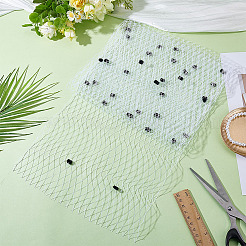 Полиэфирная сетчатая ткань из тюля&nbsp;AJEW-WH0678-95B