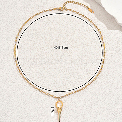 Женские персонализированные ожерелья с подвеской в виде буквы и круга из нержавеющей стали 201&nbsp;NP3399