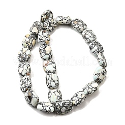 Синтетических нитей бирюзовые бусы&nbsp;G-F791-F01-01