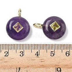 Подвески из натурального аметиста &nbsp;G-I391-01G-12